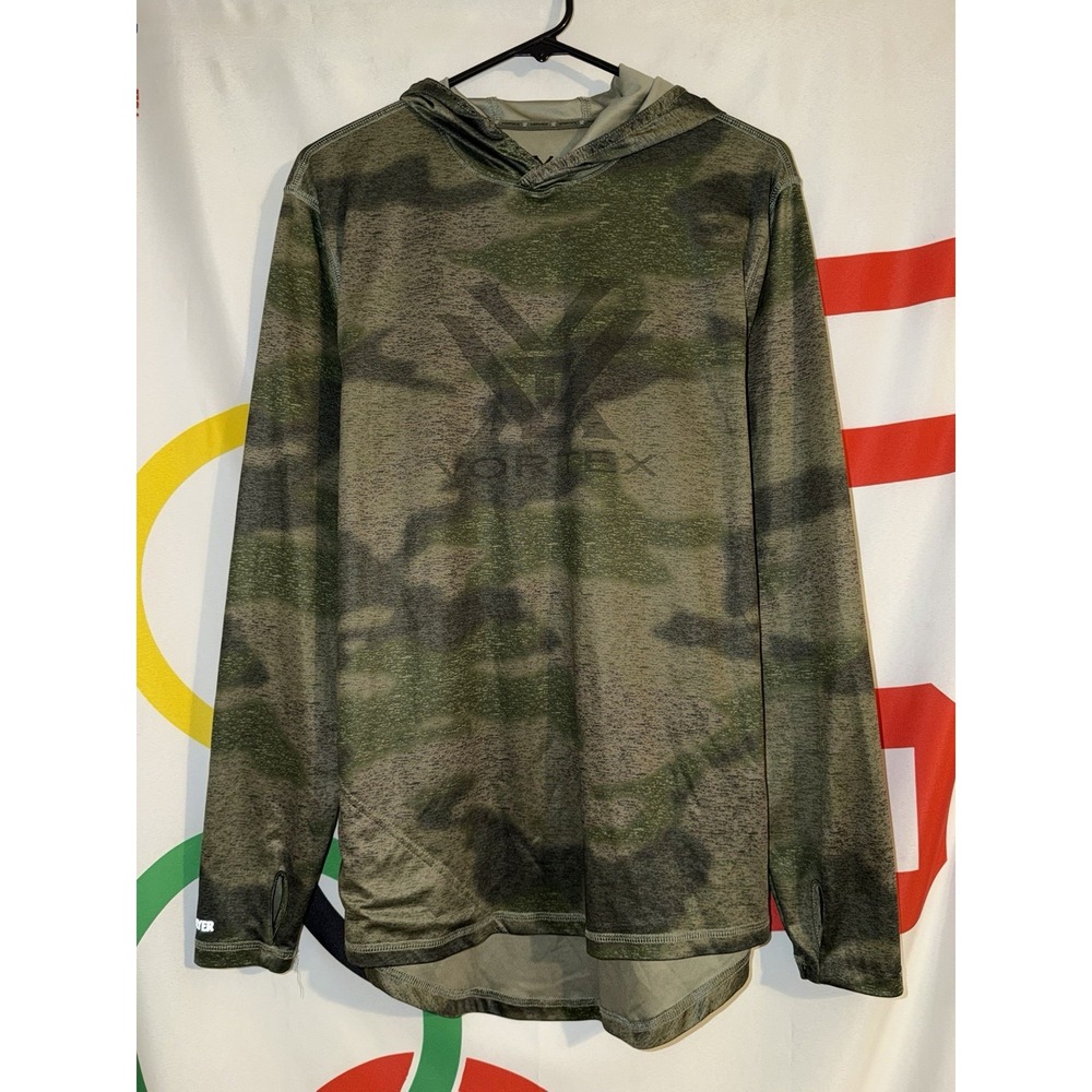 Vortex Optics Sun Slayer Lightweight Camo Hoodie Mens Medium UPF 50